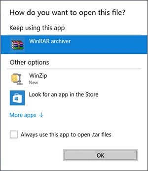 Rar file opener